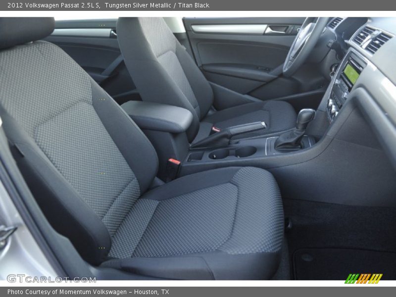 Tungsten Silver Metallic / Titan Black 2012 Volkswagen Passat 2.5L S