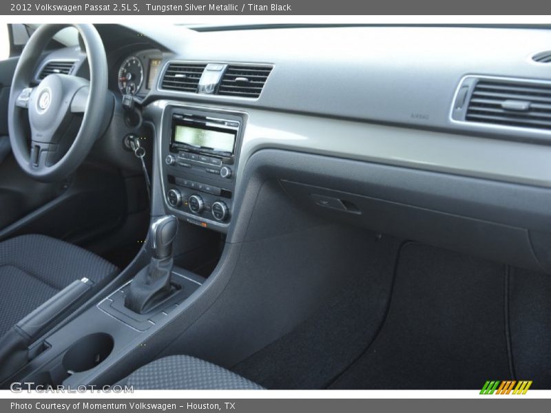 Tungsten Silver Metallic / Titan Black 2012 Volkswagen Passat 2.5L S