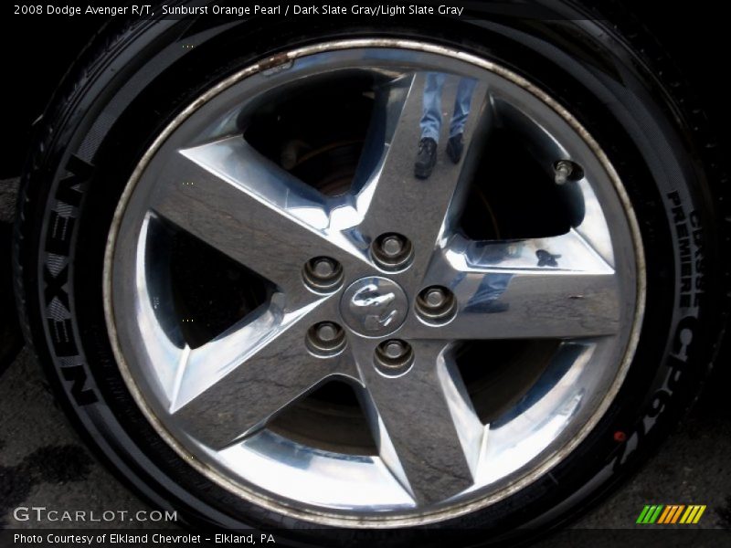 Sunburst Orange Pearl / Dark Slate Gray/Light Slate Gray 2008 Dodge Avenger R/T