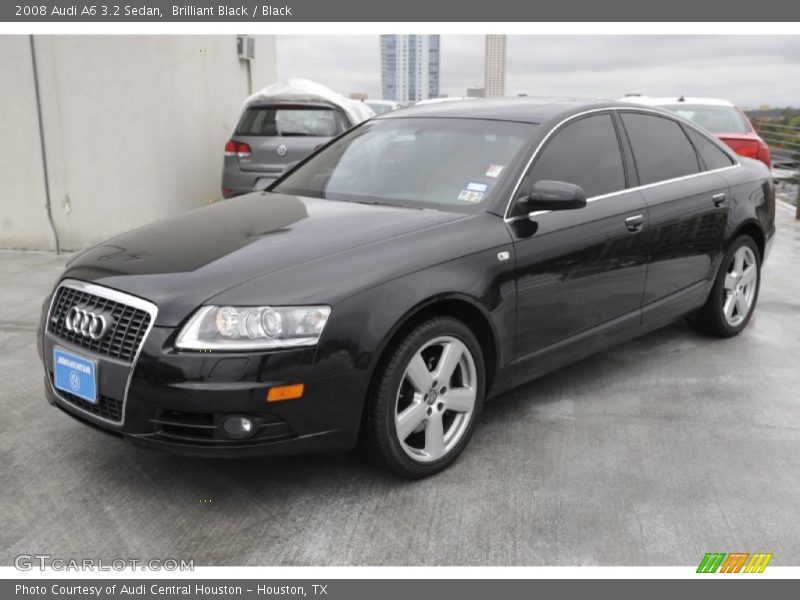 Brilliant Black / Black 2008 Audi A6 3.2 Sedan