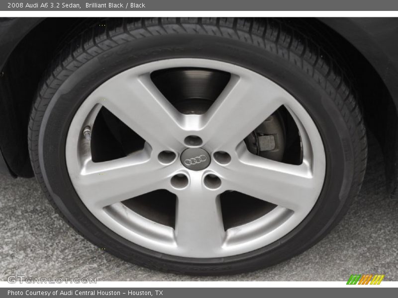 Brilliant Black / Black 2008 Audi A6 3.2 Sedan