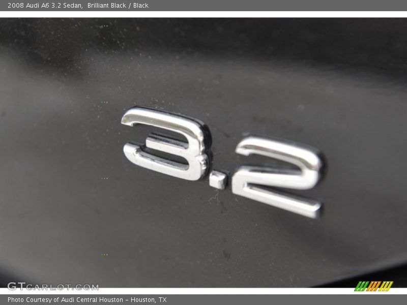 Brilliant Black / Black 2008 Audi A6 3.2 Sedan