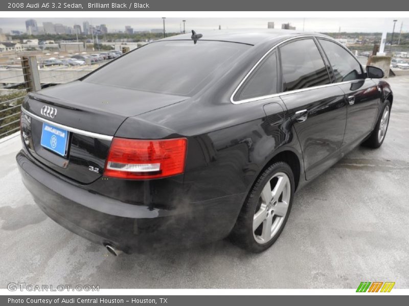 Brilliant Black / Black 2008 Audi A6 3.2 Sedan