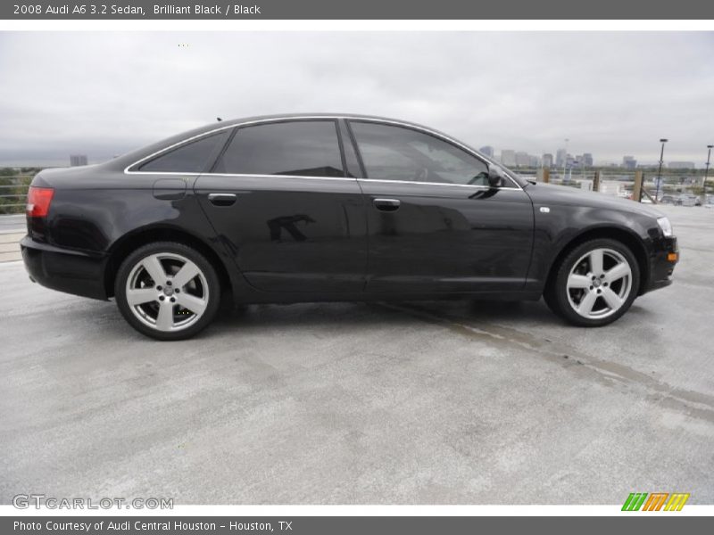 Brilliant Black / Black 2008 Audi A6 3.2 Sedan