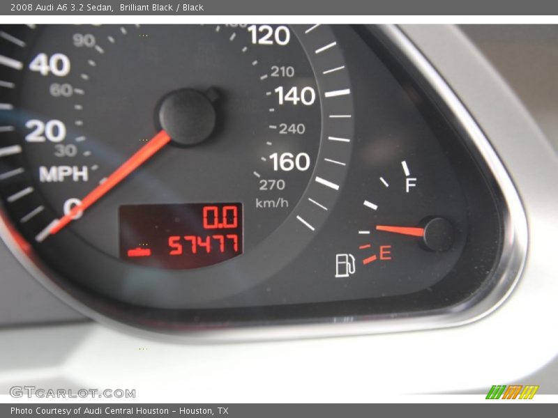 Brilliant Black / Black 2008 Audi A6 3.2 Sedan