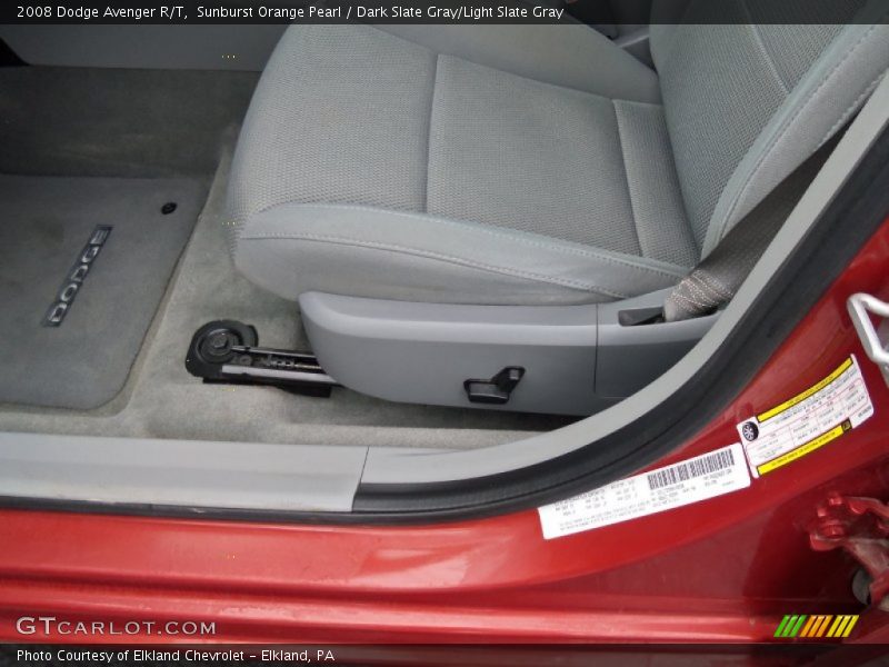 Sunburst Orange Pearl / Dark Slate Gray/Light Slate Gray 2008 Dodge Avenger R/T