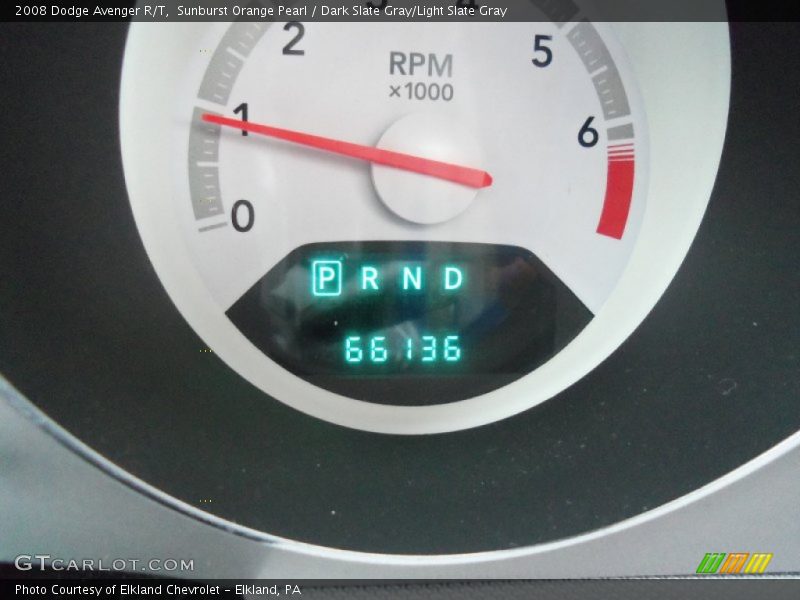 Sunburst Orange Pearl / Dark Slate Gray/Light Slate Gray 2008 Dodge Avenger R/T