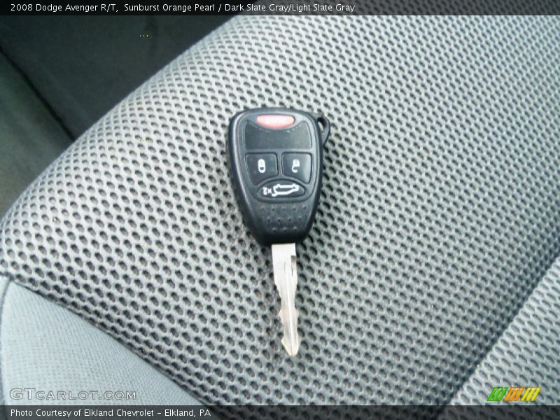 Sunburst Orange Pearl / Dark Slate Gray/Light Slate Gray 2008 Dodge Avenger R/T