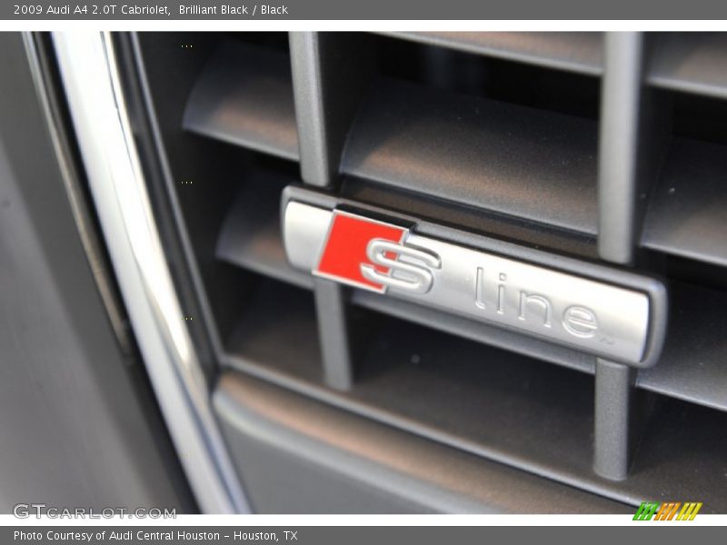 Brilliant Black / Black 2009 Audi A4 2.0T Cabriolet