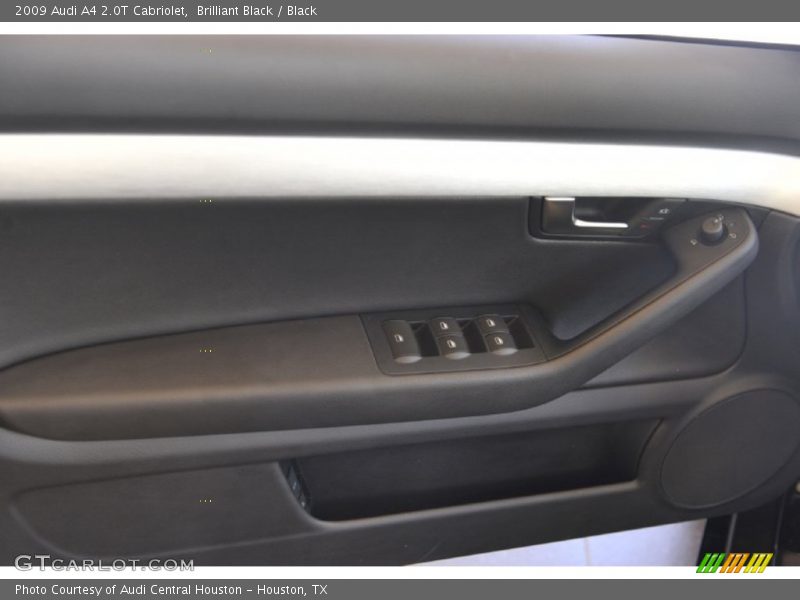 Brilliant Black / Black 2009 Audi A4 2.0T Cabriolet