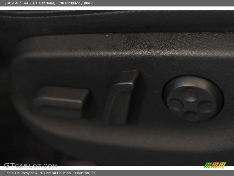 Brilliant Black / Black 2009 Audi A4 2.0T Cabriolet