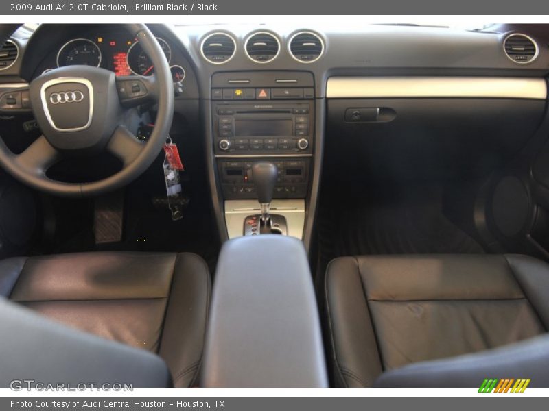 Brilliant Black / Black 2009 Audi A4 2.0T Cabriolet