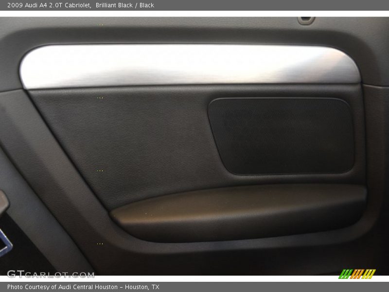 Brilliant Black / Black 2009 Audi A4 2.0T Cabriolet