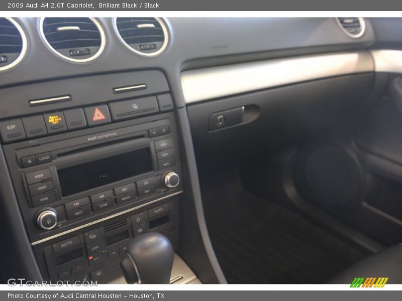 Brilliant Black / Black 2009 Audi A4 2.0T Cabriolet