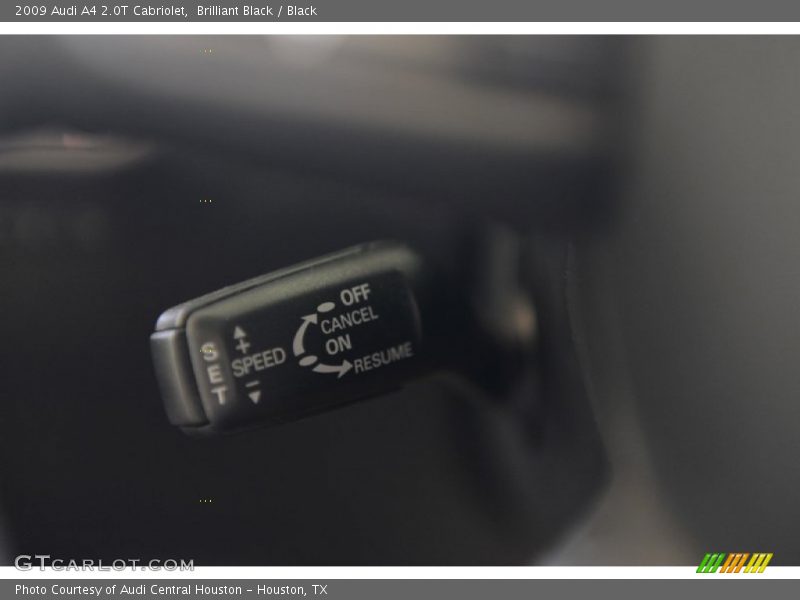 Brilliant Black / Black 2009 Audi A4 2.0T Cabriolet