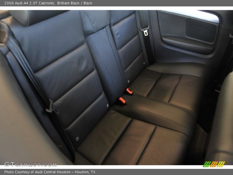 Brilliant Black / Black 2009 Audi A4 2.0T Cabriolet