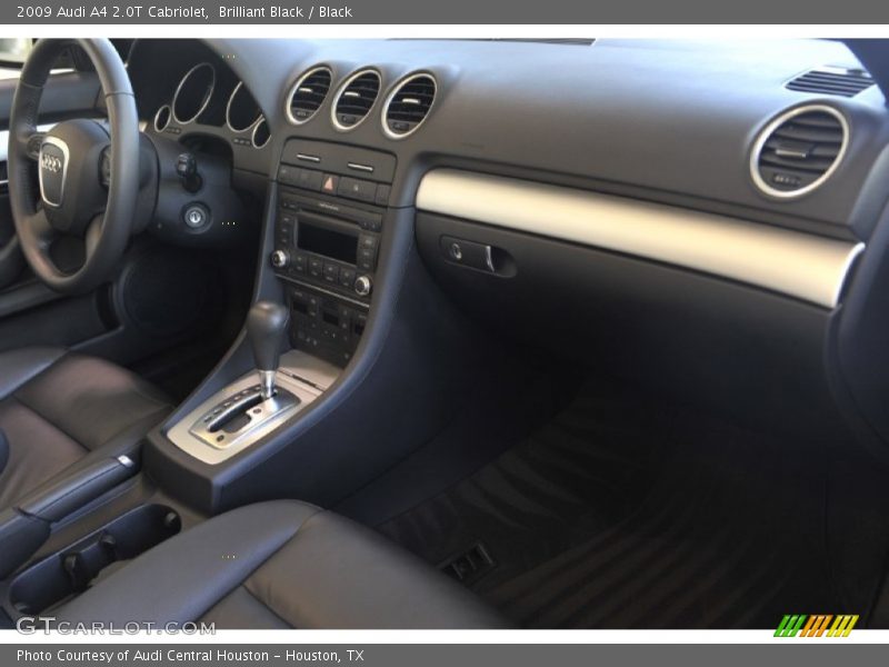 Brilliant Black / Black 2009 Audi A4 2.0T Cabriolet