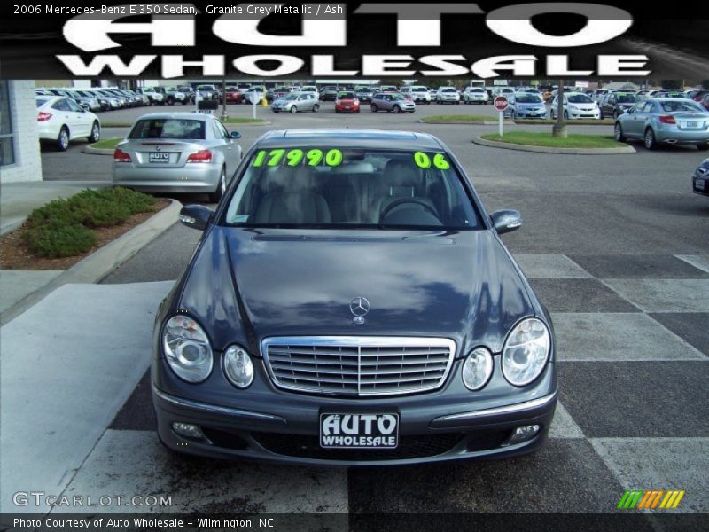Granite Grey Metallic / Ash 2006 Mercedes-Benz E 350 Sedan