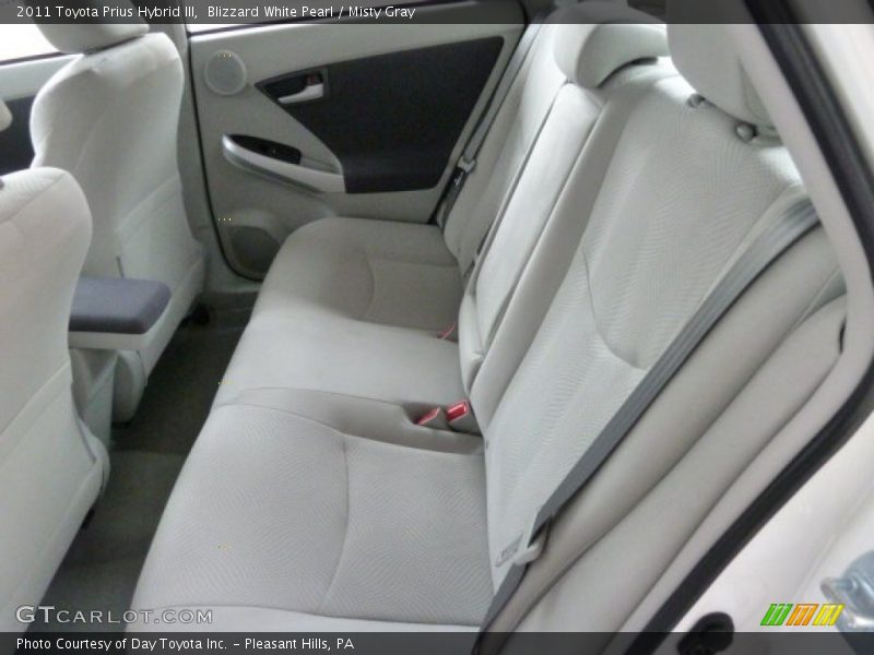 Blizzard White Pearl / Misty Gray 2011 Toyota Prius Hybrid III