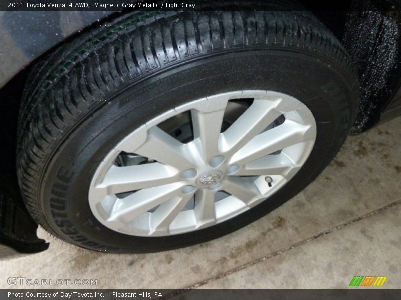 Magnetic Gray Metallic / Light Gray 2011 Toyota Venza I4 AWD