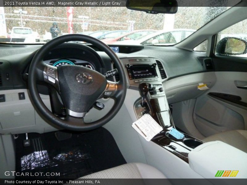 Magnetic Gray Metallic / Light Gray 2011 Toyota Venza I4 AWD