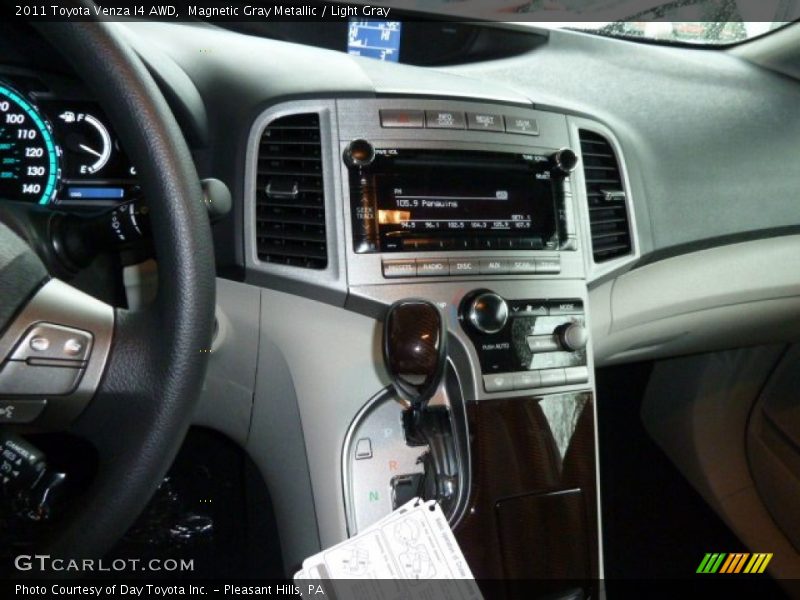 Magnetic Gray Metallic / Light Gray 2011 Toyota Venza I4 AWD