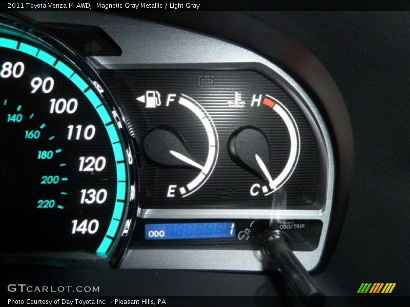 Magnetic Gray Metallic / Light Gray 2011 Toyota Venza I4 AWD