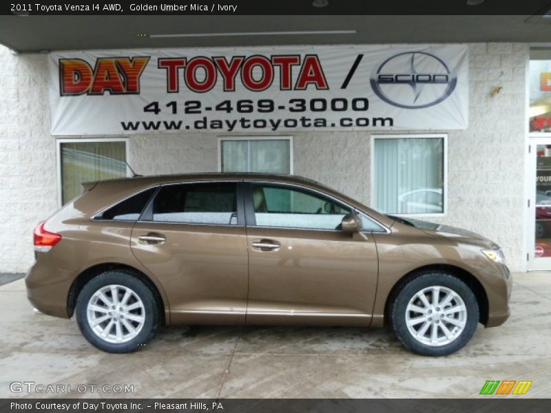 Golden Umber Mica / Ivory 2011 Toyota Venza I4 AWD