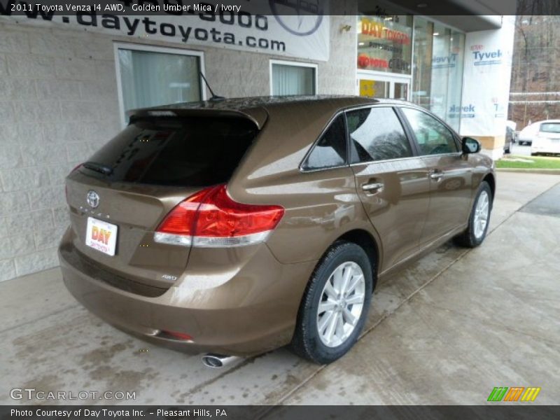 Golden Umber Mica / Ivory 2011 Toyota Venza I4 AWD