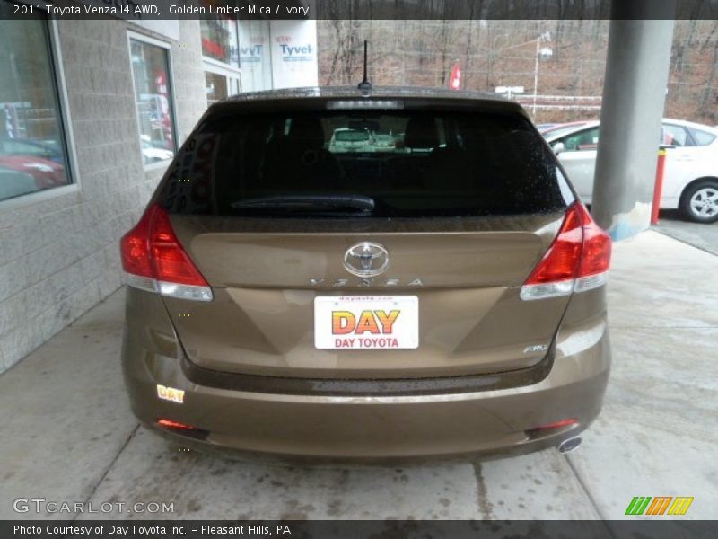 Golden Umber Mica / Ivory 2011 Toyota Venza I4 AWD