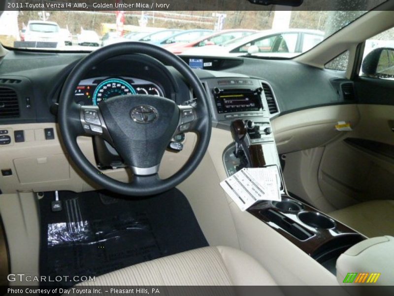 Golden Umber Mica / Ivory 2011 Toyota Venza I4 AWD