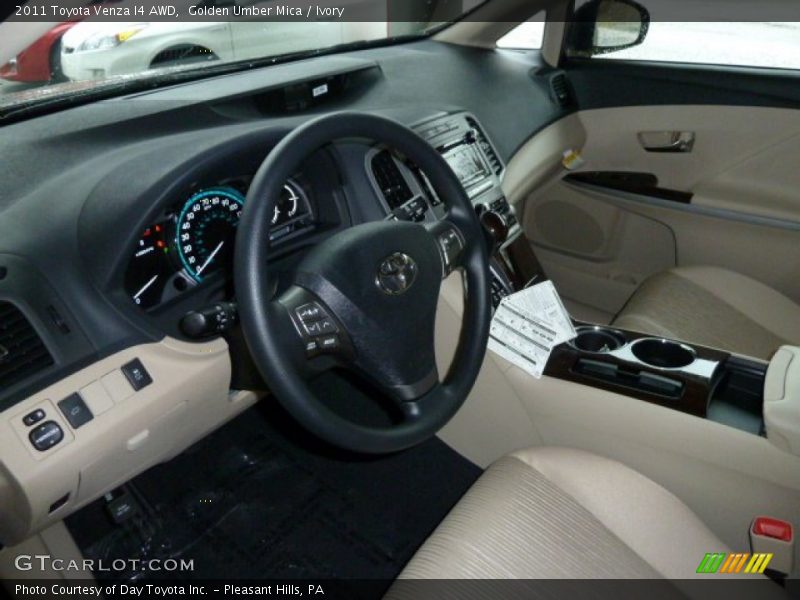 Golden Umber Mica / Ivory 2011 Toyota Venza I4 AWD