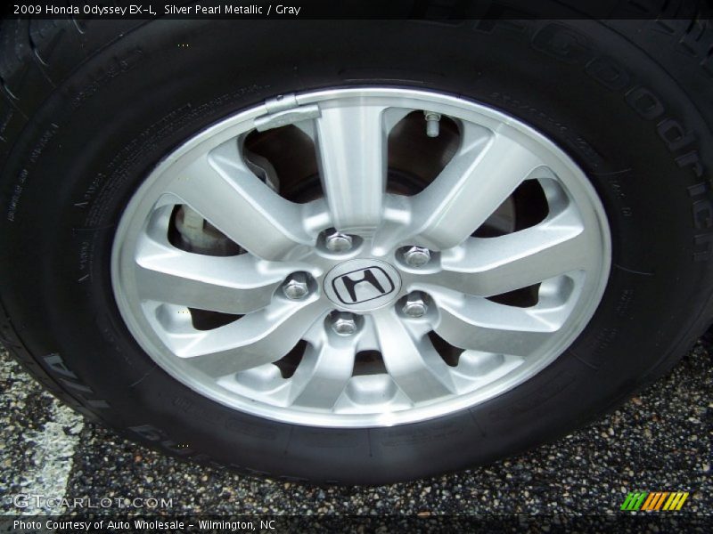Silver Pearl Metallic / Gray 2009 Honda Odyssey EX-L