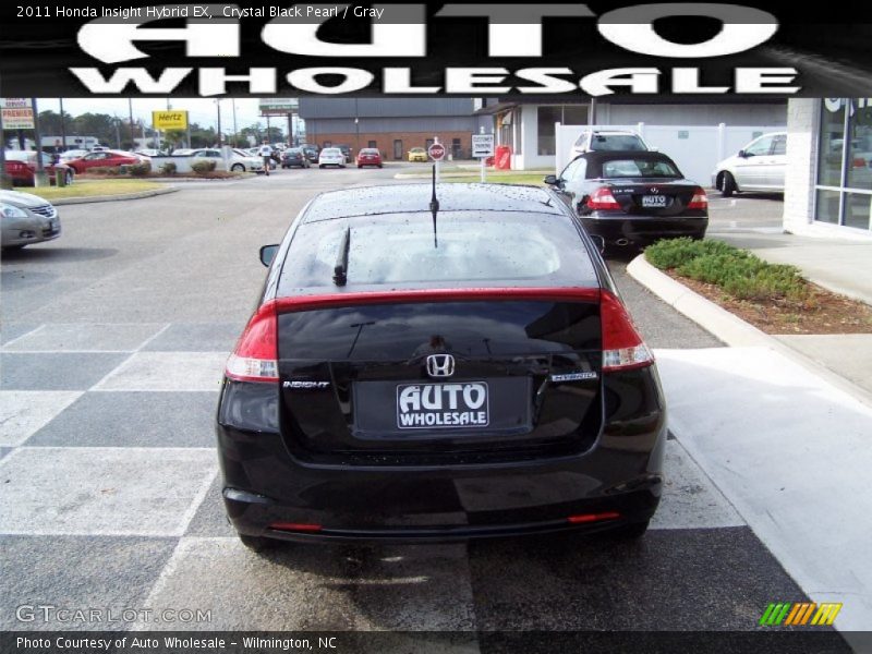 Crystal Black Pearl / Gray 2011 Honda Insight Hybrid EX