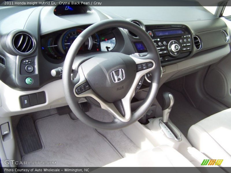  2011 Insight Hybrid EX Gray Interior