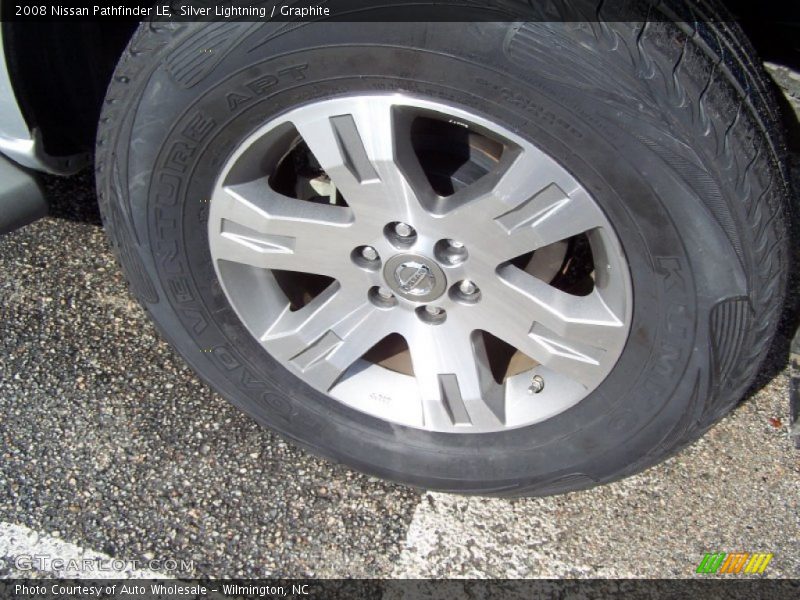 Silver Lightning / Graphite 2008 Nissan Pathfinder LE