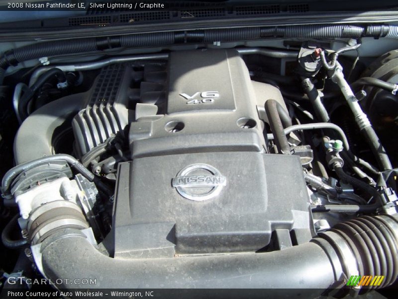 Silver Lightning / Graphite 2008 Nissan Pathfinder LE