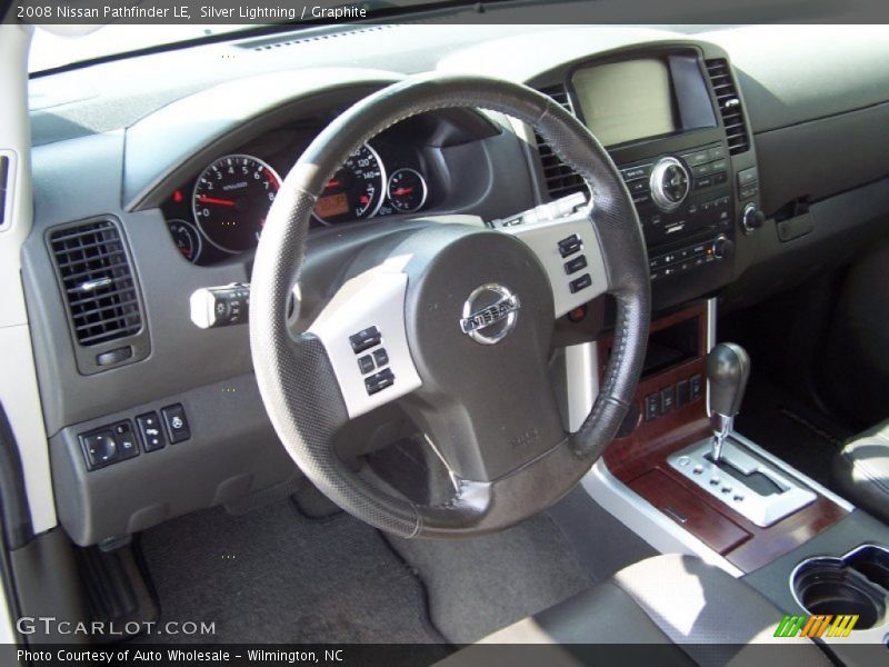 Silver Lightning / Graphite 2008 Nissan Pathfinder LE