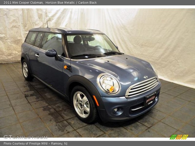 Horizon Blue Metallic / Carbon Black 2011 Mini Cooper Clubman