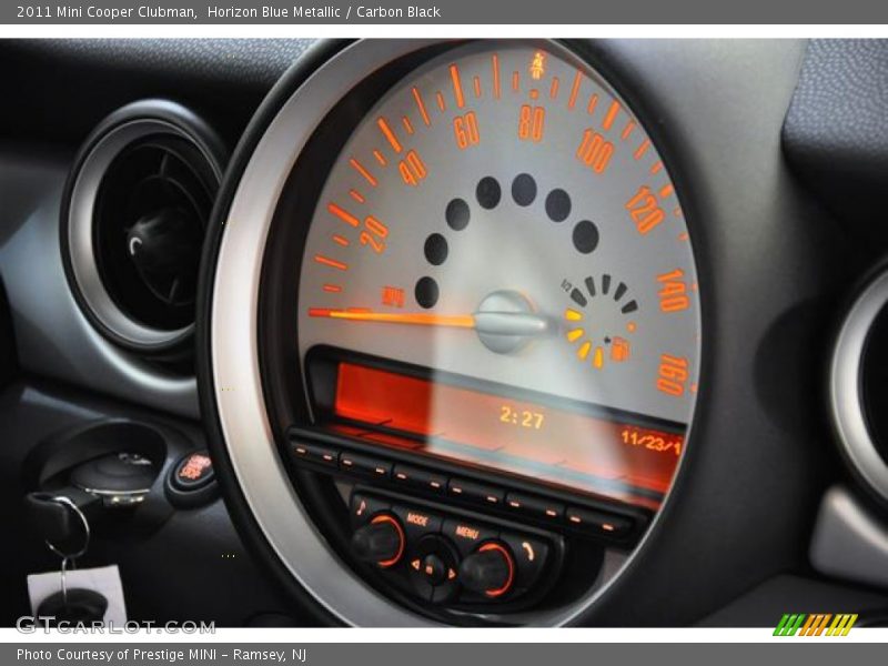 Horizon Blue Metallic / Carbon Black 2011 Mini Cooper Clubman