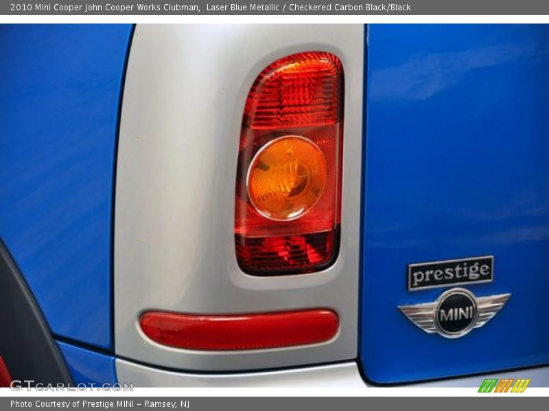 Laser Blue Metallic / Checkered Carbon Black/Black 2010 Mini Cooper John Cooper Works Clubman