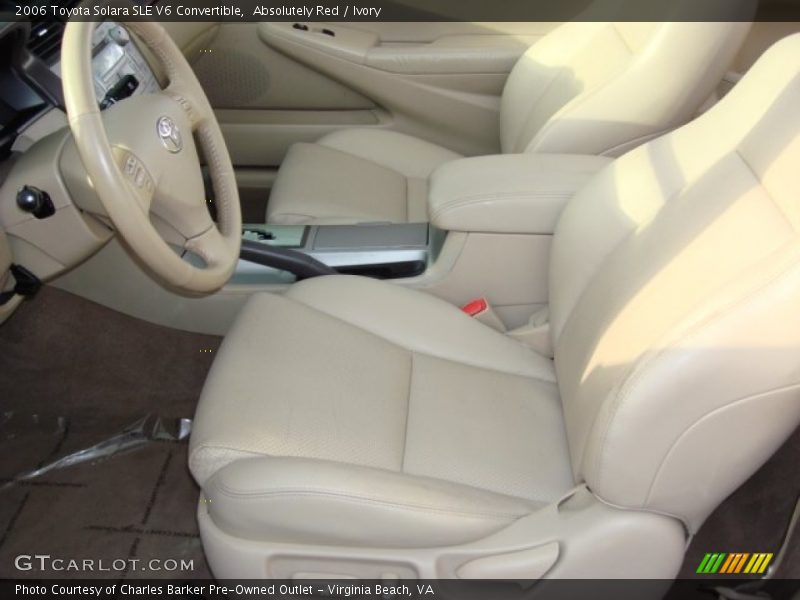 Absolutely Red / Ivory 2006 Toyota Solara SLE V6 Convertible