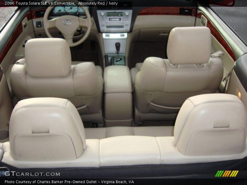 Absolutely Red / Ivory 2006 Toyota Solara SLE V6 Convertible