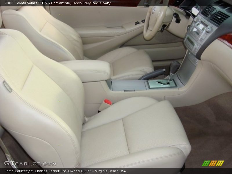 Absolutely Red / Ivory 2006 Toyota Solara SLE V6 Convertible