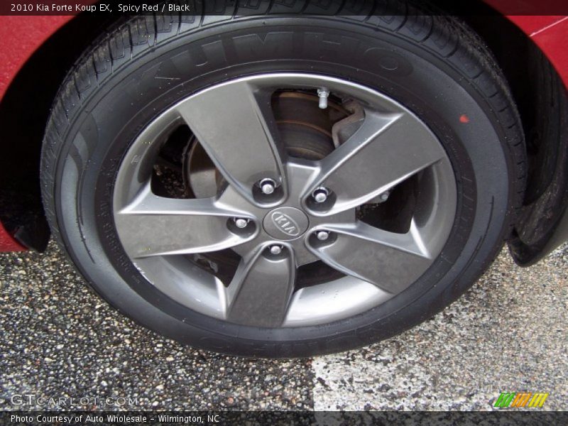 Spicy Red / Black 2010 Kia Forte Koup EX