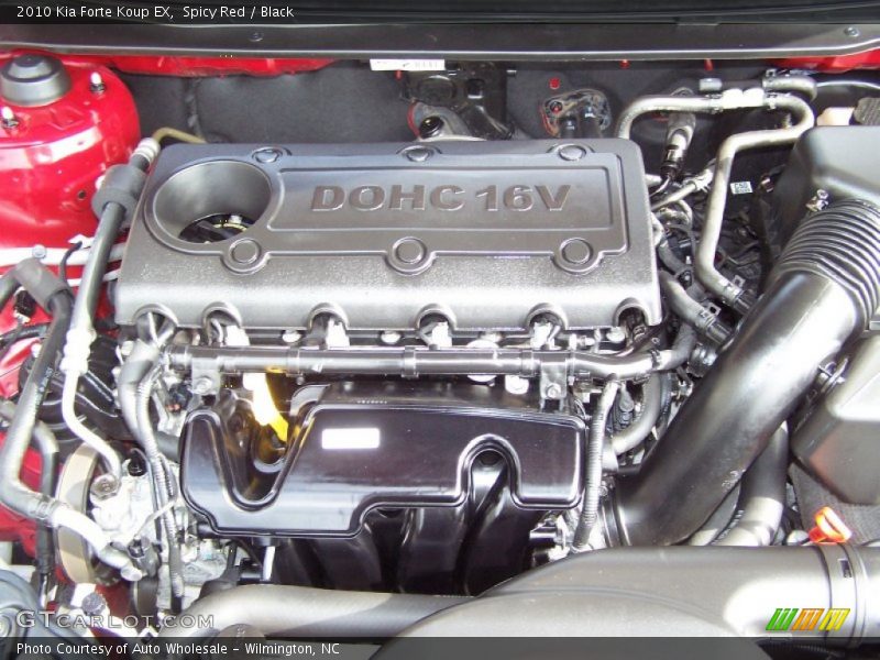 Spicy Red / Black 2010 Kia Forte Koup EX