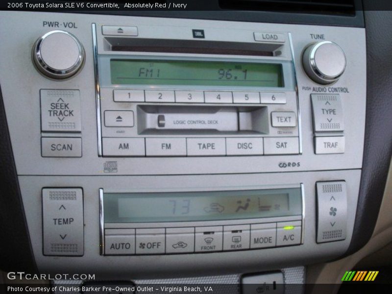 Absolutely Red / Ivory 2006 Toyota Solara SLE V6 Convertible