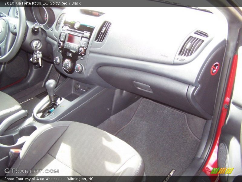 Spicy Red / Black 2010 Kia Forte Koup EX