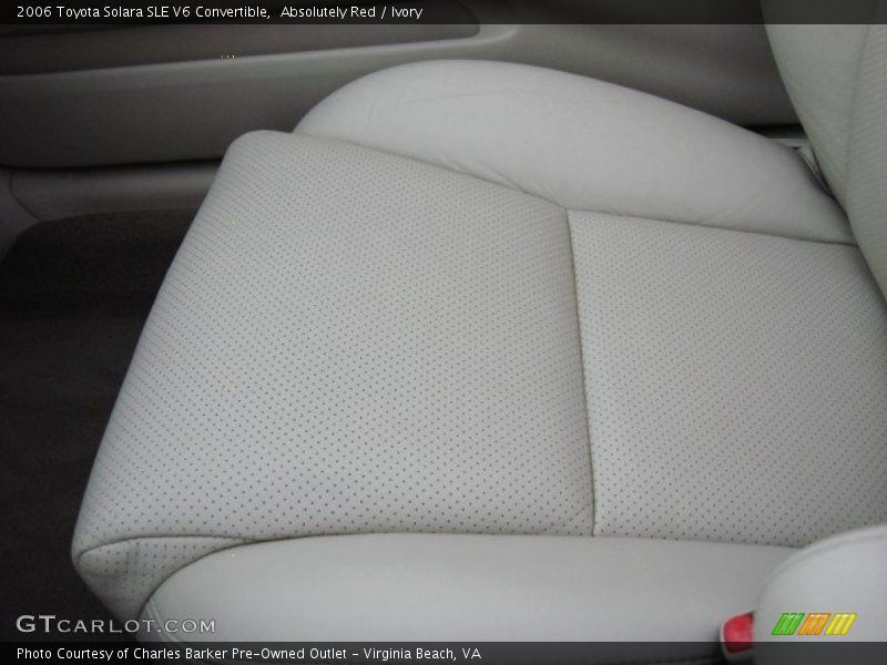 Absolutely Red / Ivory 2006 Toyota Solara SLE V6 Convertible