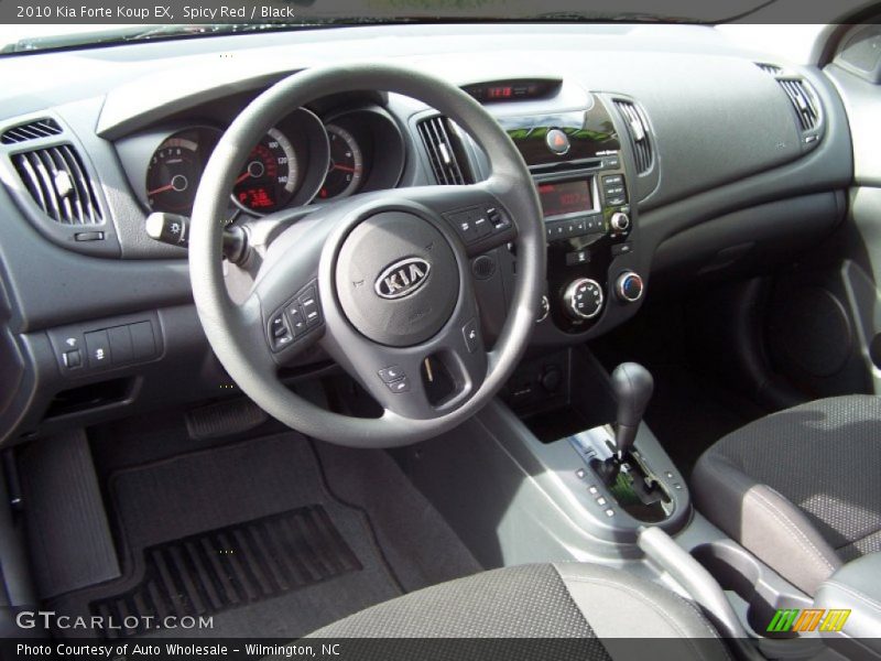 Spicy Red / Black 2010 Kia Forte Koup EX